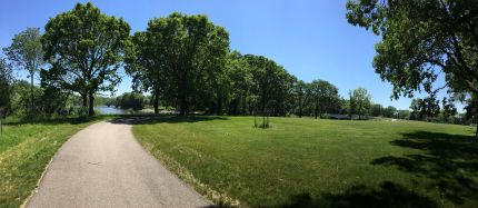 OLT with Milwaukee River in distance